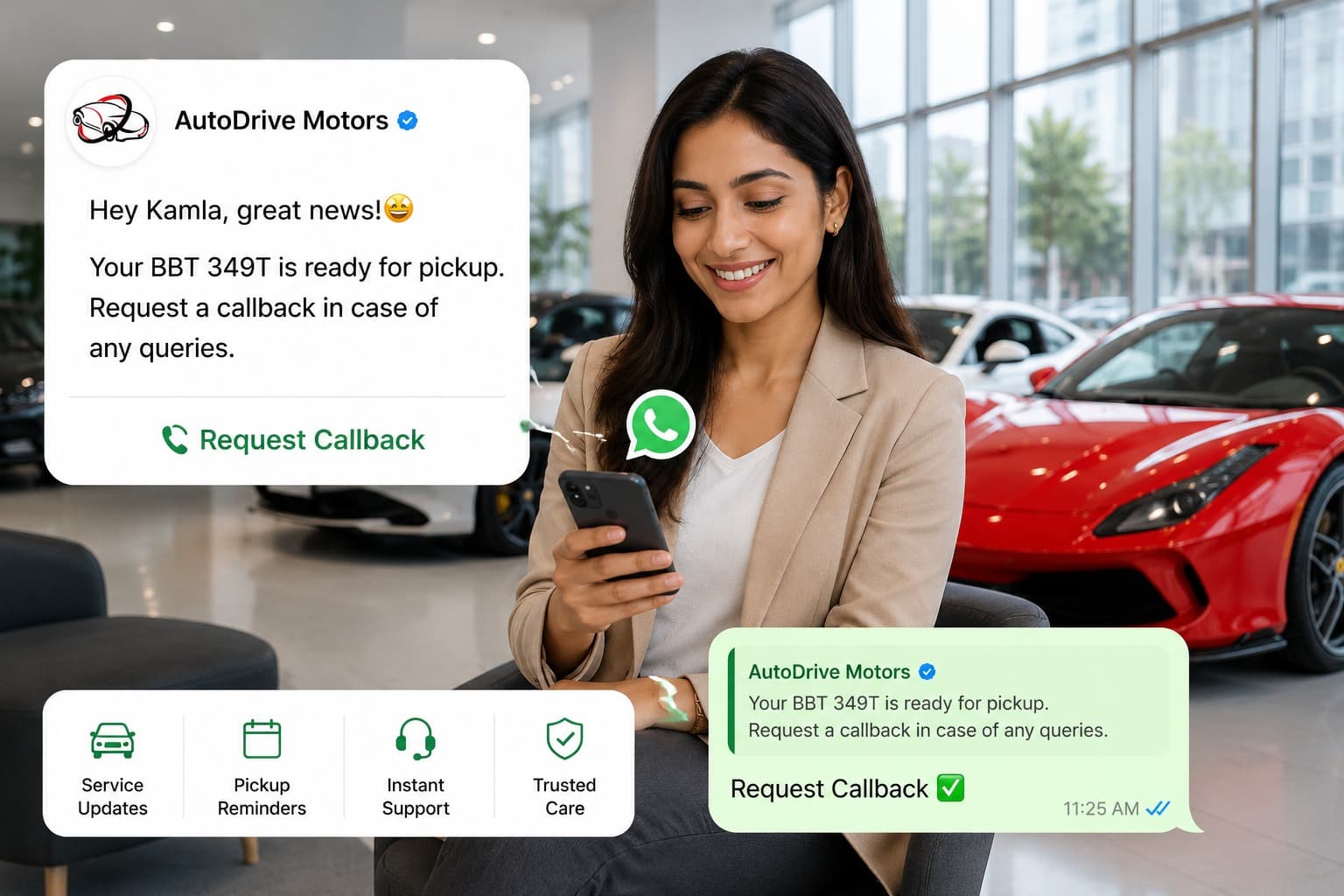 Automobile WhatsApp Automation | SyncWABA