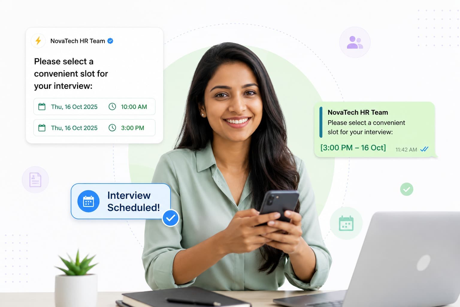 HR & Recruitment WhatsApp Automation | SyncWABA